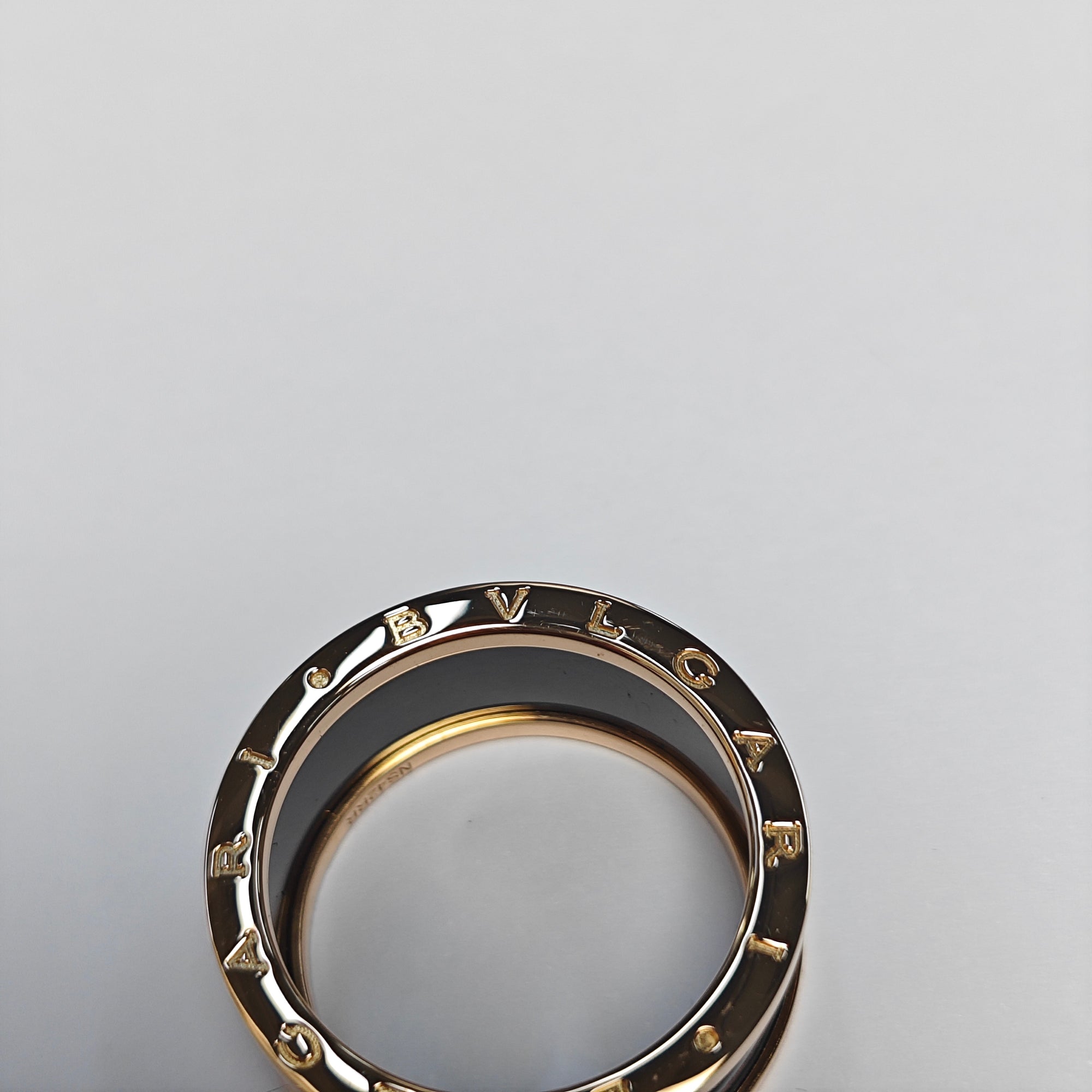 B.ZERO1 18k Rose Gold Ring EU 65