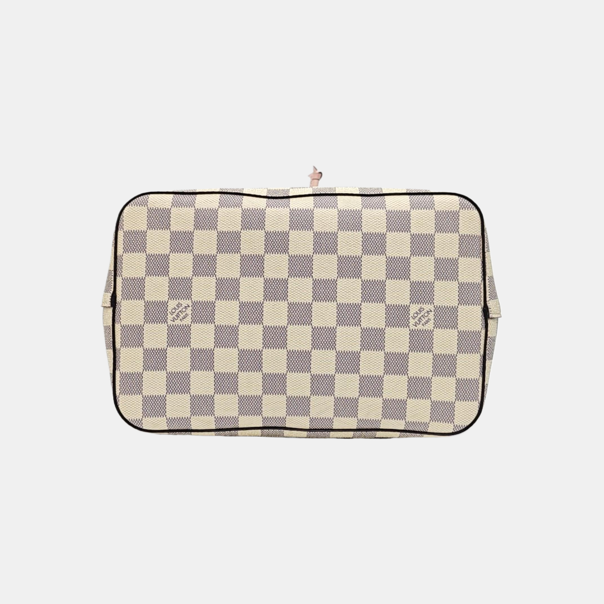 NÉONOÉ MM Damier Azur Coated Canvas White