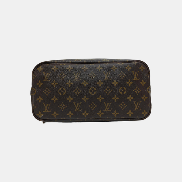 NEVERFULL MM Monogram Coated Canvas Brown