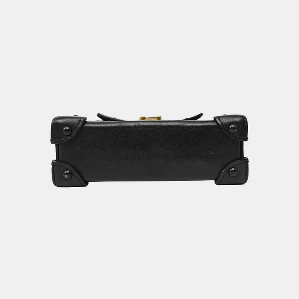 TRUNK Monogram Coated Canvas Brown