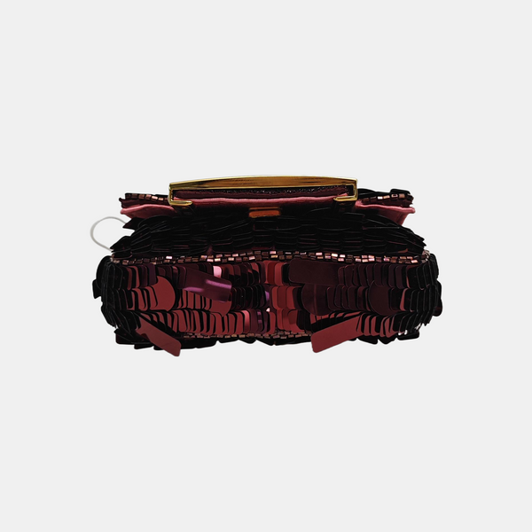 Baguette Super Mini Lentejuelas Rojo
