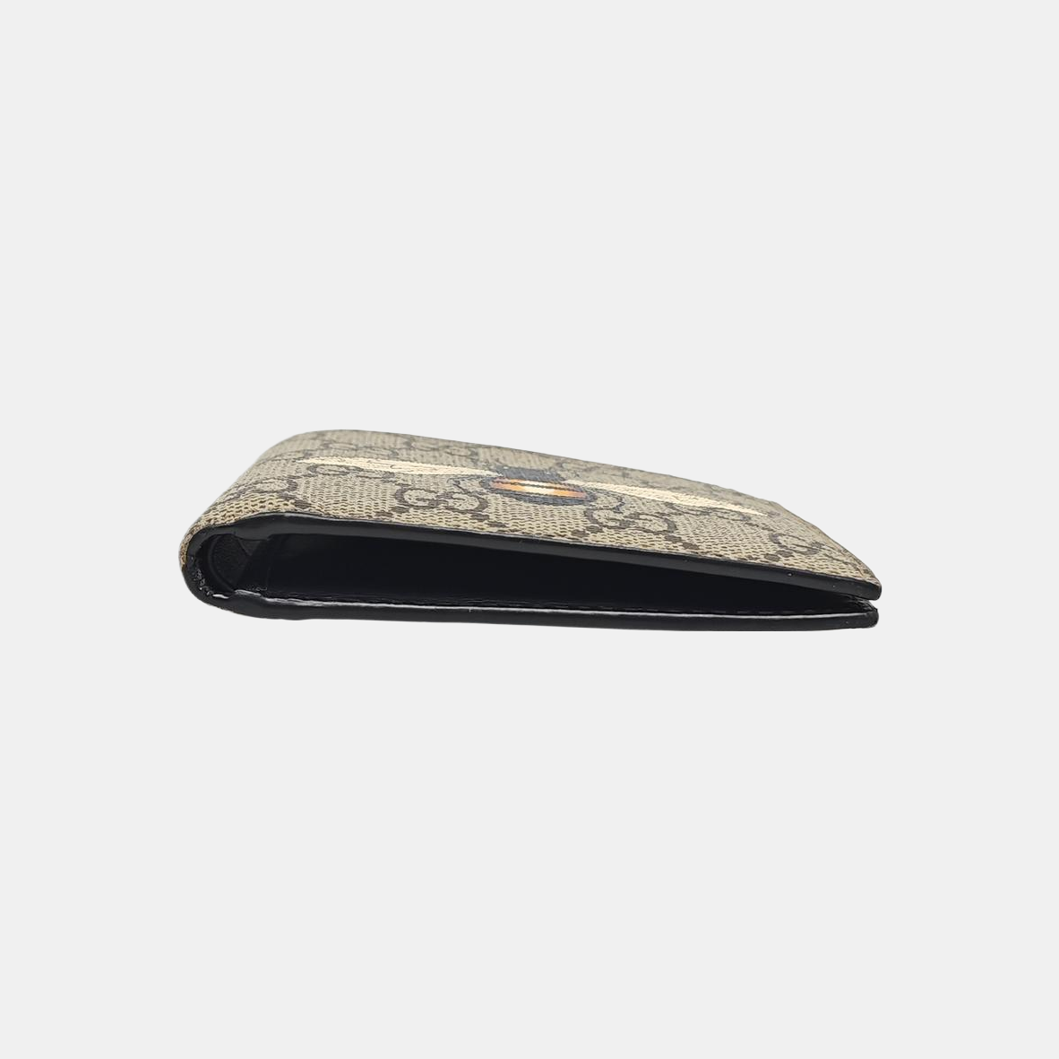 GG Supreme Monogram Coated Canvas Brown Wallet