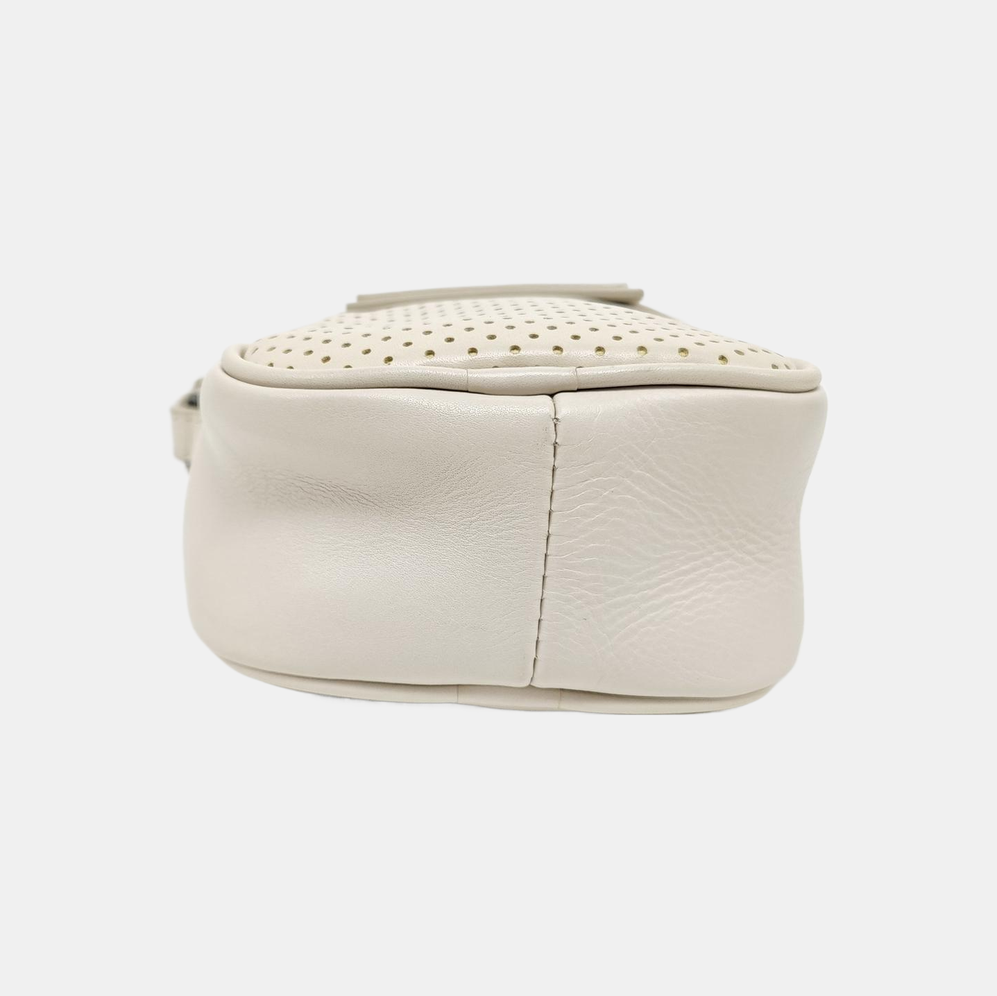Calfskin Shoulder Bag White