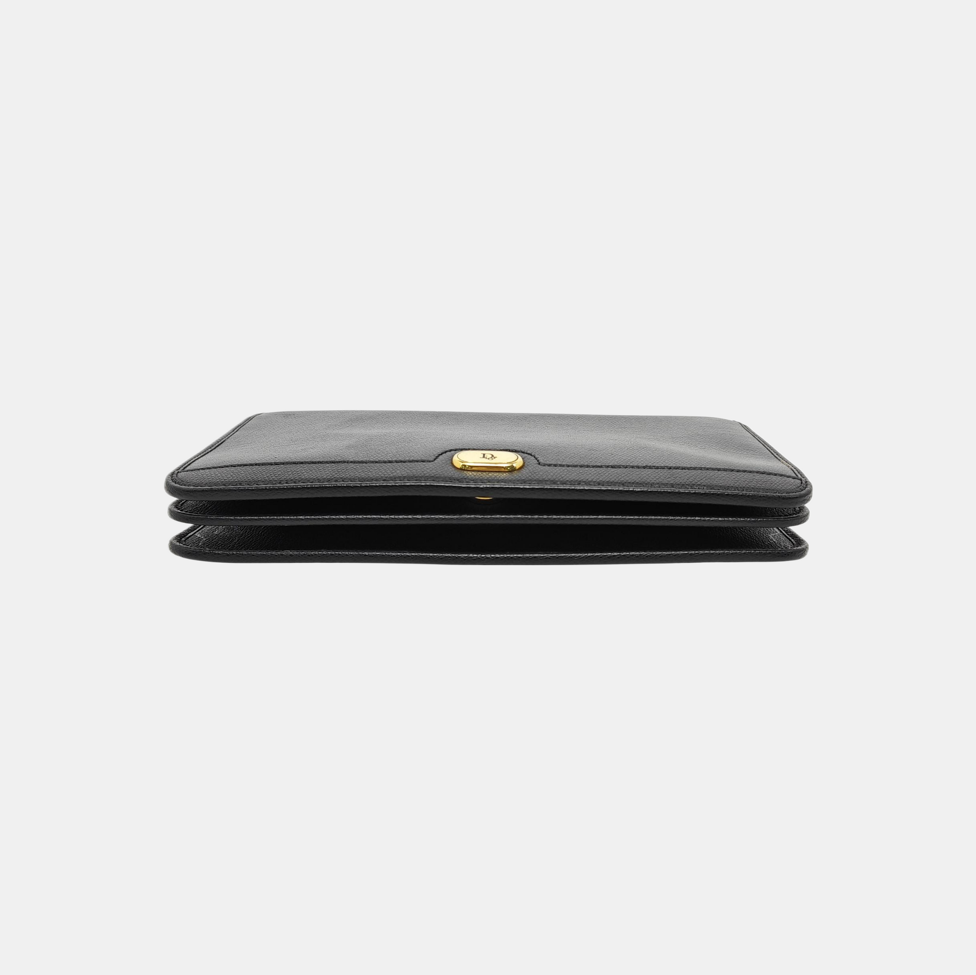 Calfskin Shoulder Bag Black