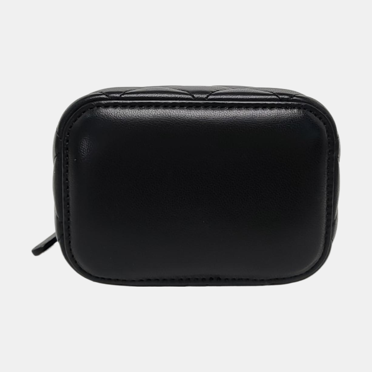 Authenticated pre-owned  VANITY CASE Small Quilted Lambskin Black - Crossbody Bag at Looply