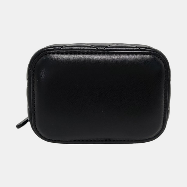 Authenticated pre-owned  VANITY CASE Small Quilted Lambskin Black - Crossbody Bag at Looply