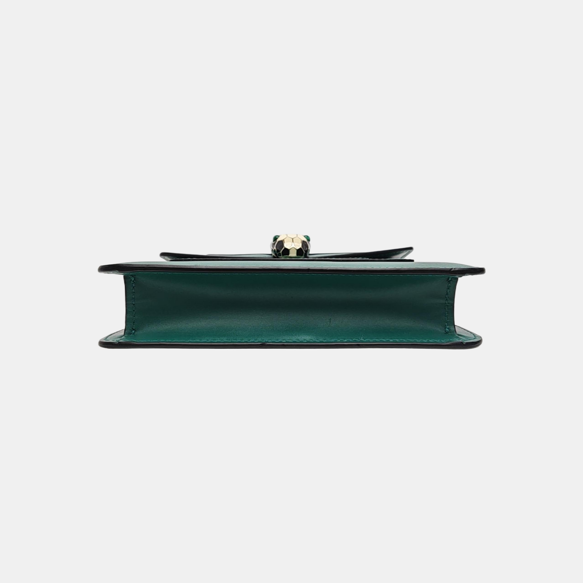 SERPENTI FOREVER Small Calfskin Green