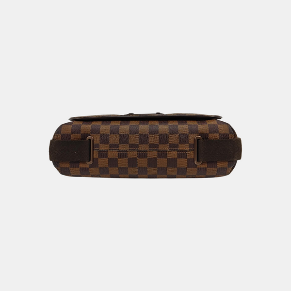 BROOKLYN Damier Ebene Coated Canvas Brown
