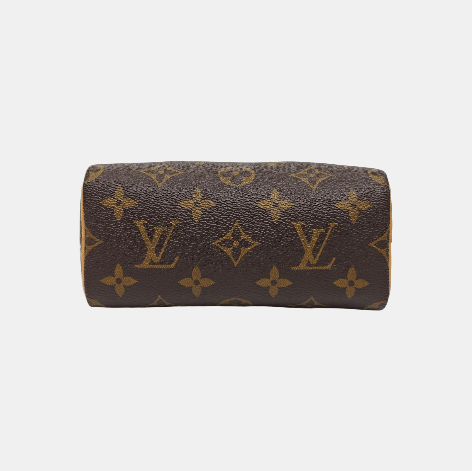 SPEEDY Nano Monogram Coated Canvas Brown