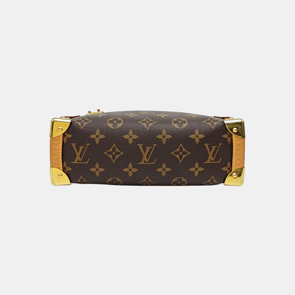 SIDE TRUNK MM Monogram Coated Canvas Brown