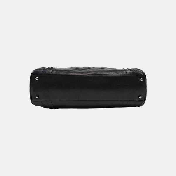LUXURY LINE Grained Calfskin Black