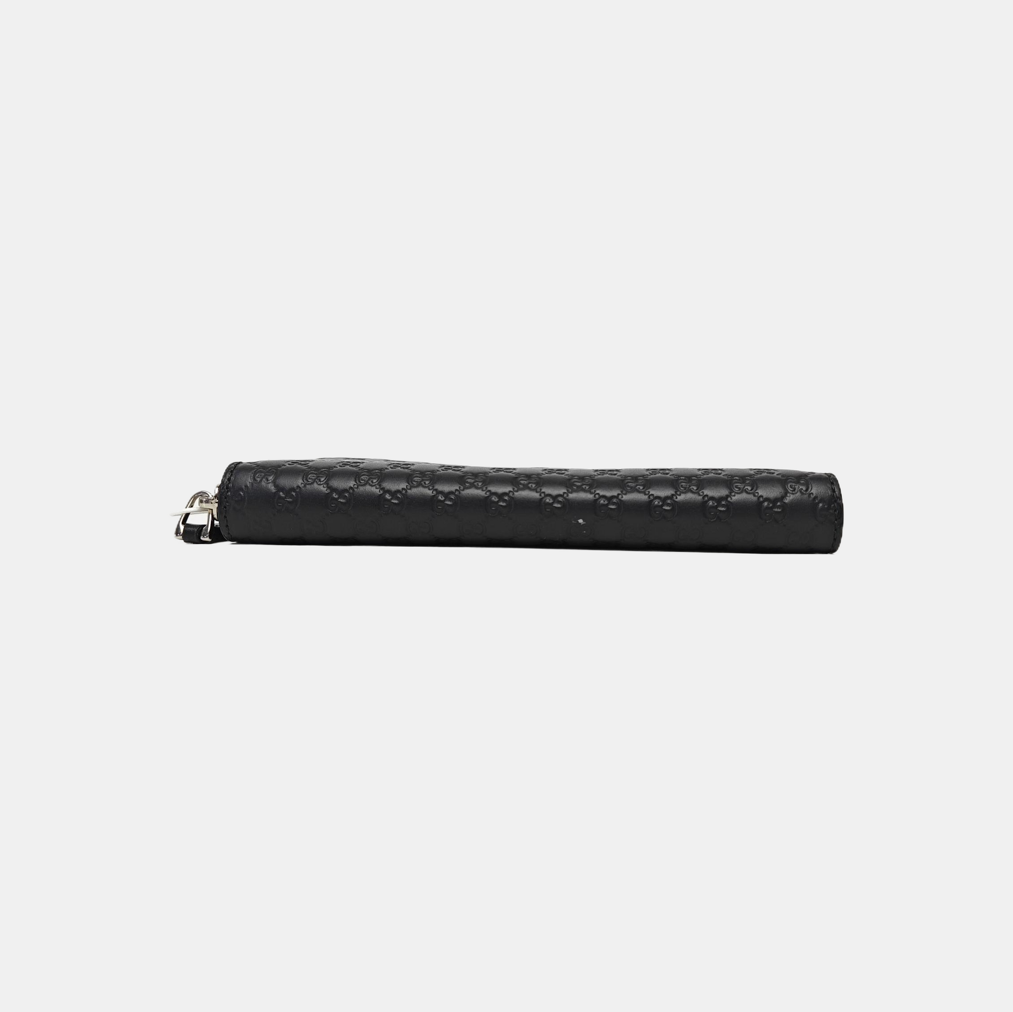 Signature Monogram Calfskin Black Wallet