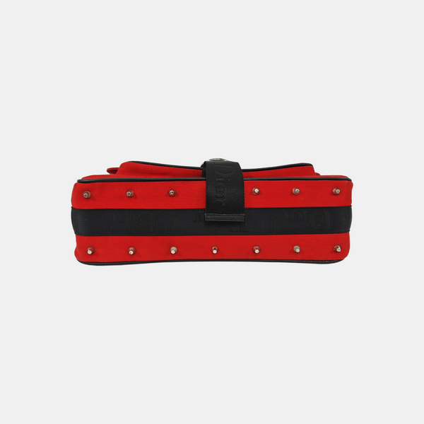 Fabric Shoulder Bag Red