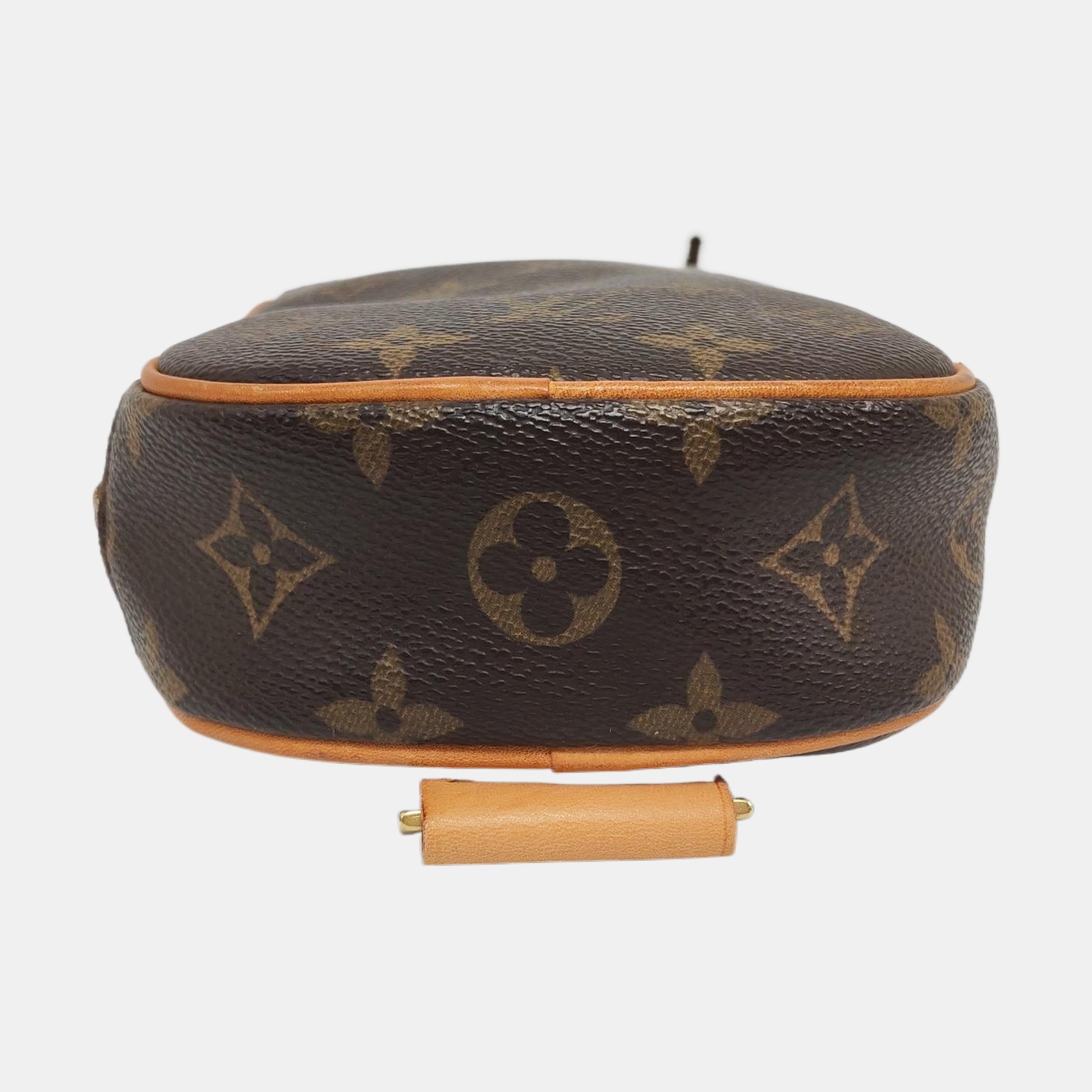 GANGE Monogram Coated Canvas Brown
