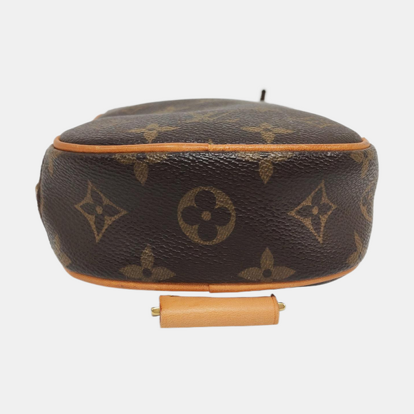 GANGE Monogram Coated Canvas Brown