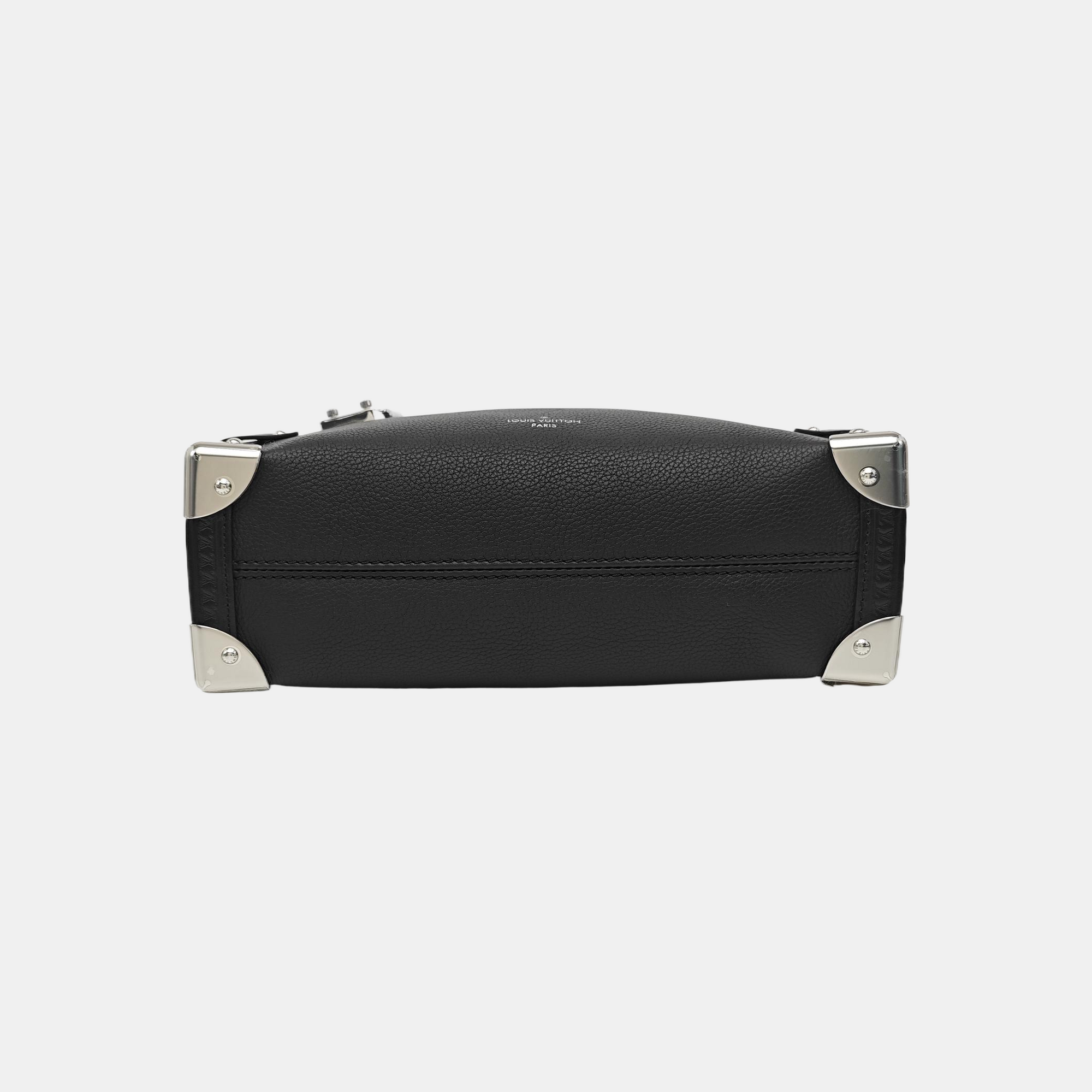 SIDE TRUNK MM Calfskin Black