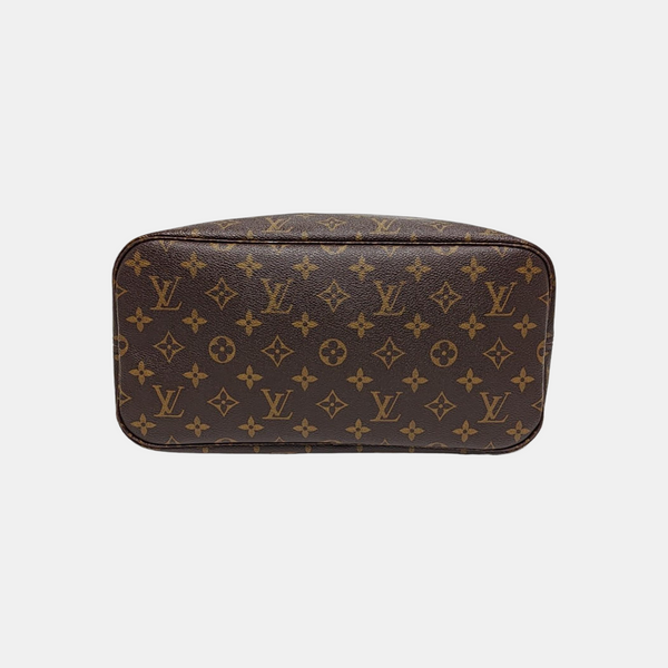 NEVERFULL MM Monogram Coated Canvas Brown