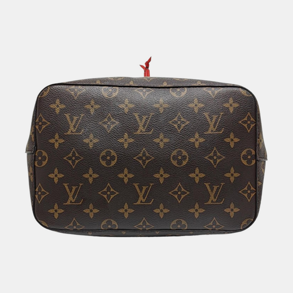 NÉONOÉ MM Monogram Coated Canvas Brown