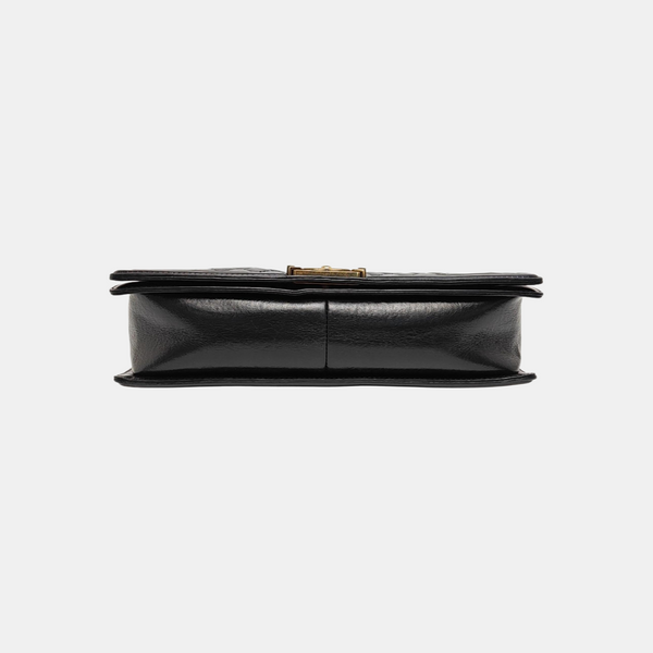 BOY CHANEL Maxi Quilted Calfskin Black
