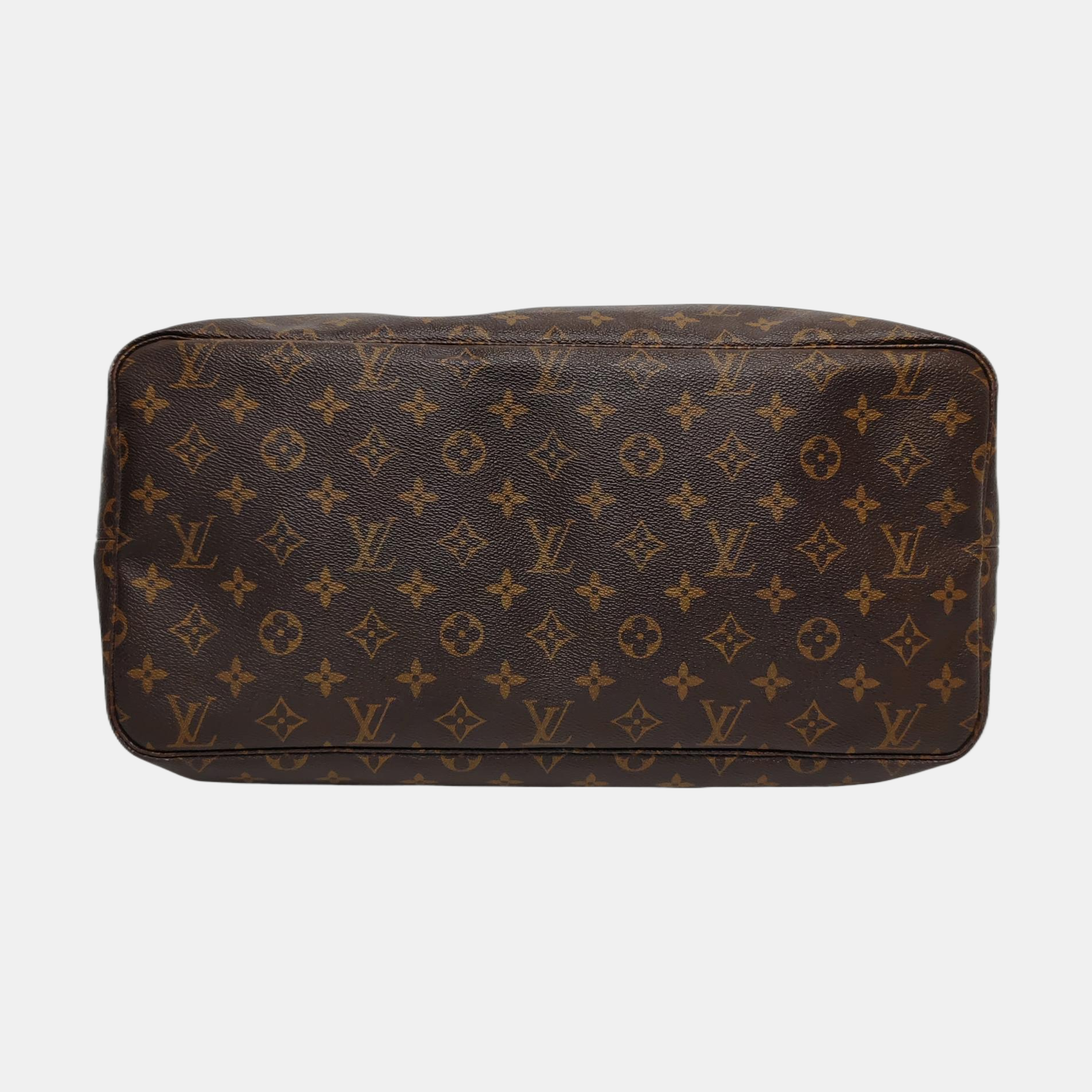 NEVERFULL GM Monogram Coated Canvas Brown