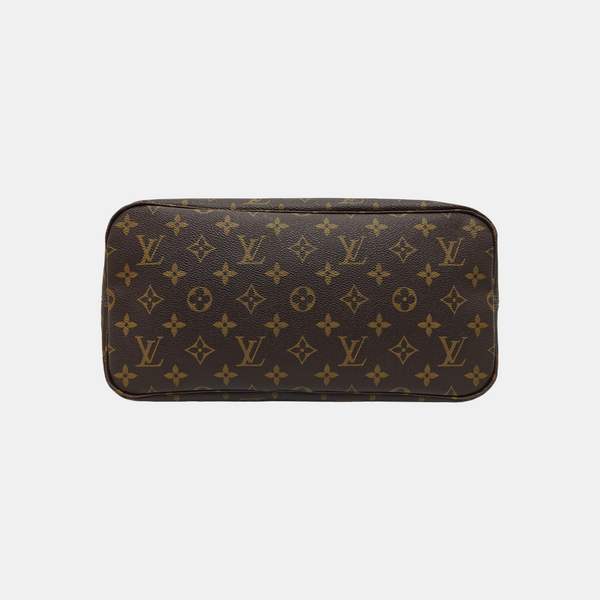 NEVERFULL MM Monogram Coated Canvas Brown