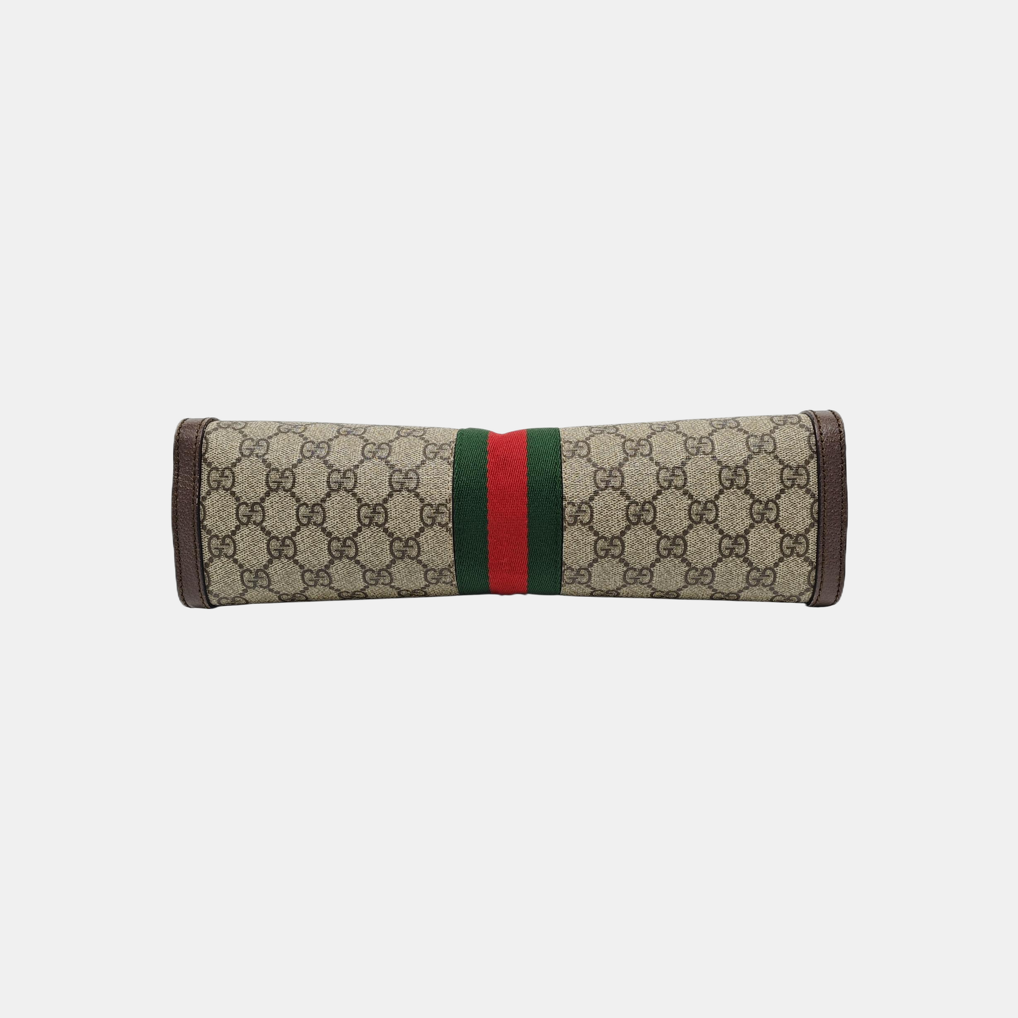 Ophidia Medium Monogram Coated Canvas Beige