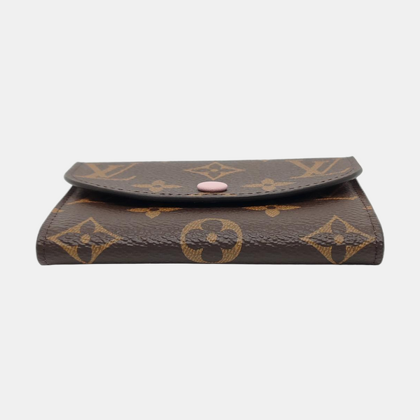 ROSALIE Monogram Coated Canvas Brown Wallet