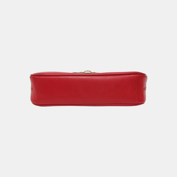Calfskin Shoulder Bag Red