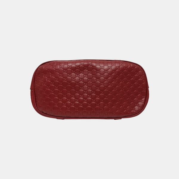 Microguccissima Monogram Calfskin Red