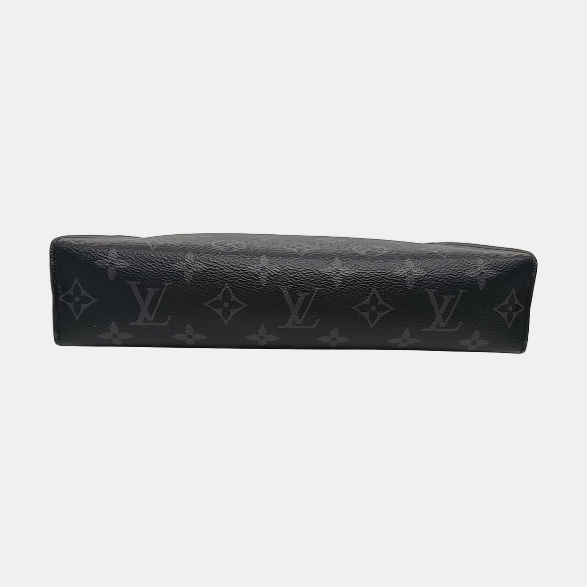 Pochette Voyag MM Monogram Coated Canvas Black