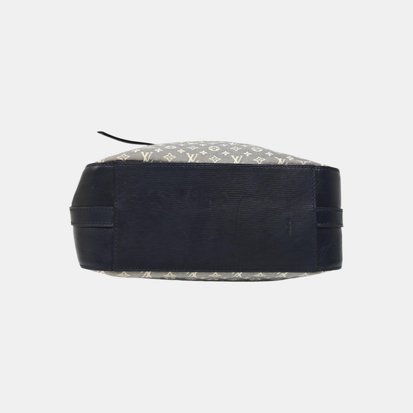 Monogram Denim Bucket Bag Gray