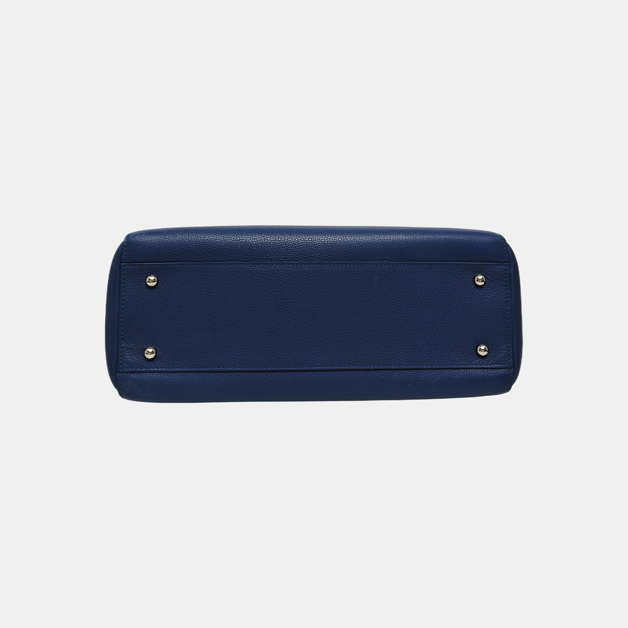 CERF Grained Calfskin Blue