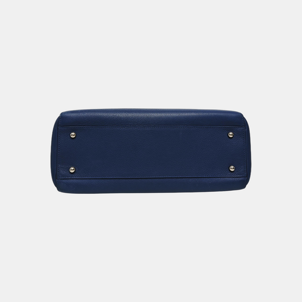 CERF Grained Calfskin Blue