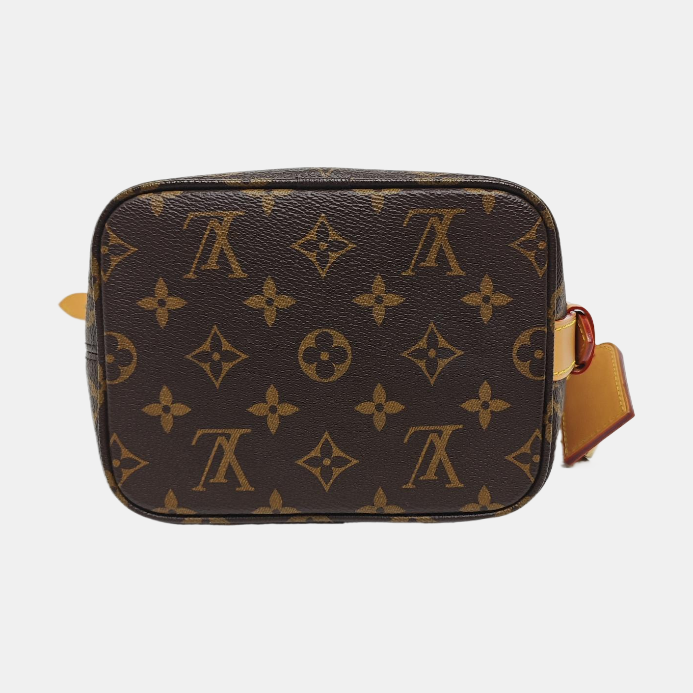 ALL IN BB Monogram Coated Canvas Brown