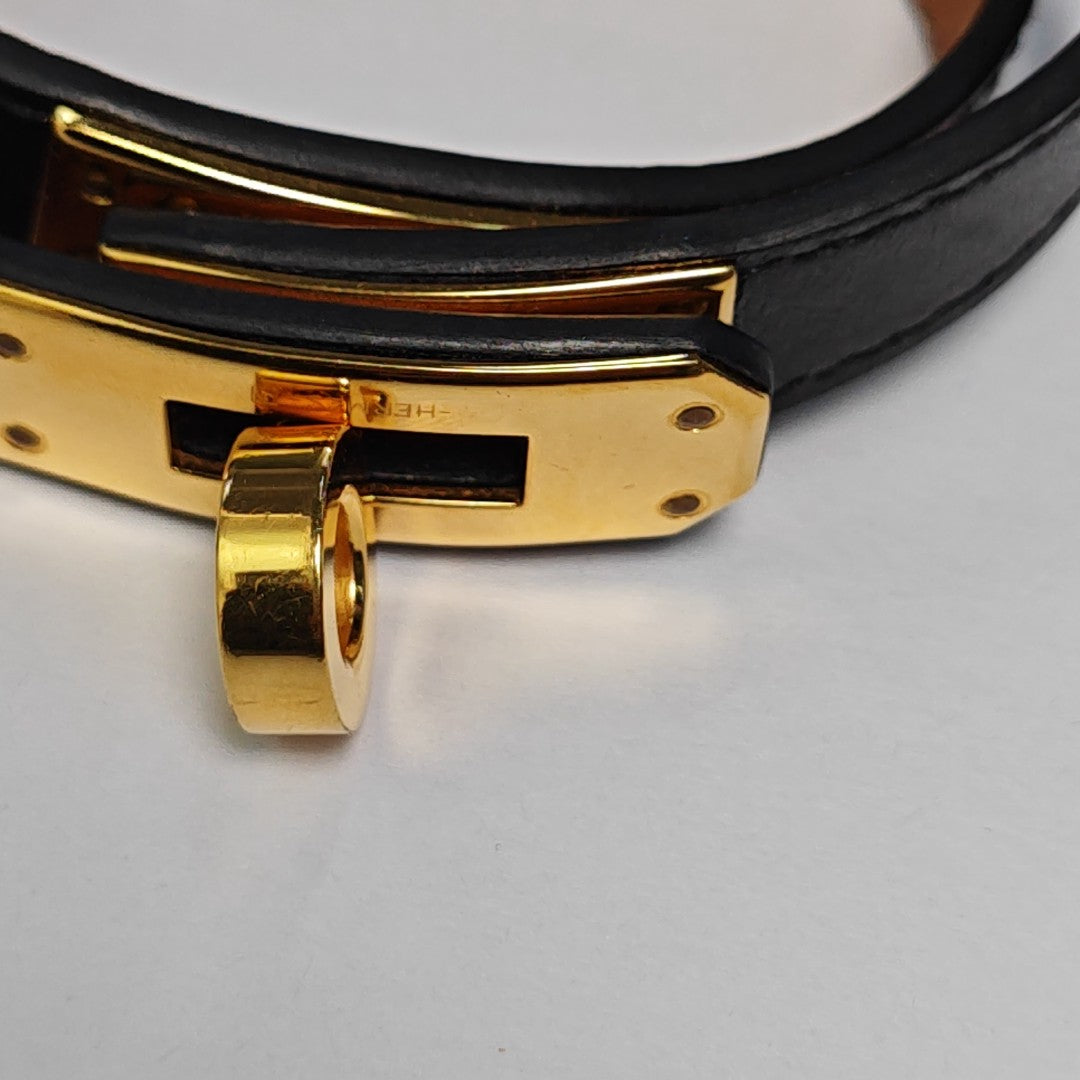 Kelly Metal Black Bangle