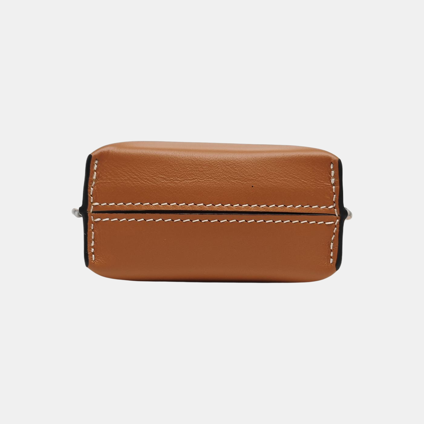 Calfskin Shoulder Bag Brown