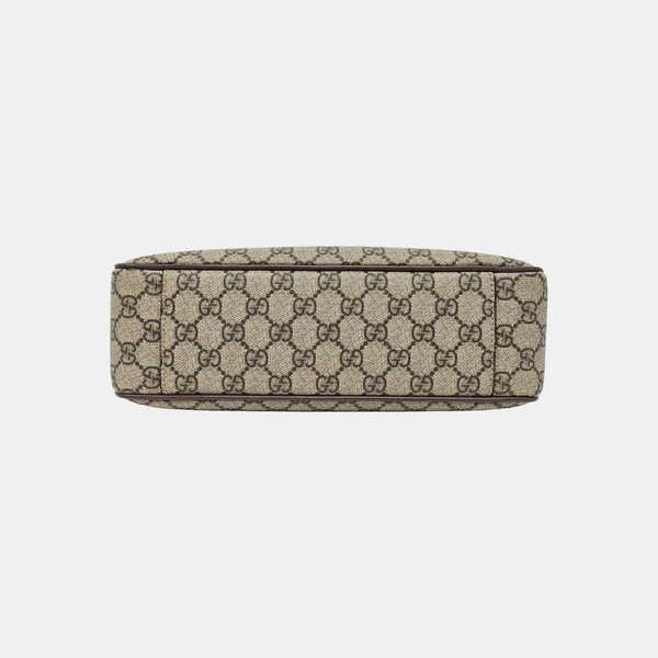 Ophidia Small Monogram Coated Canvas Beige