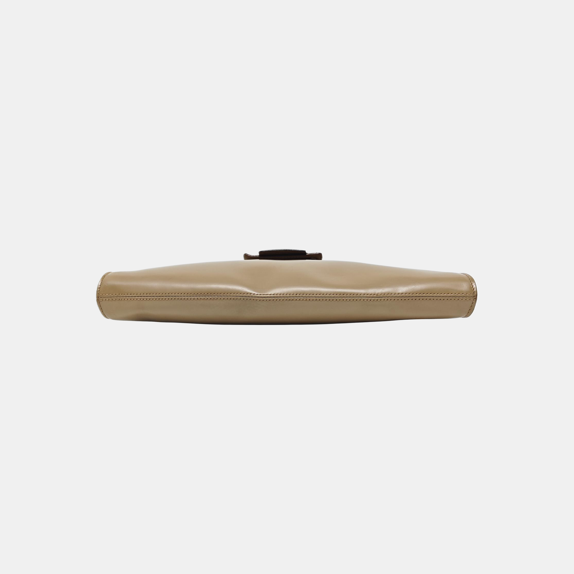 Calfskin Shoulder Bag Beige