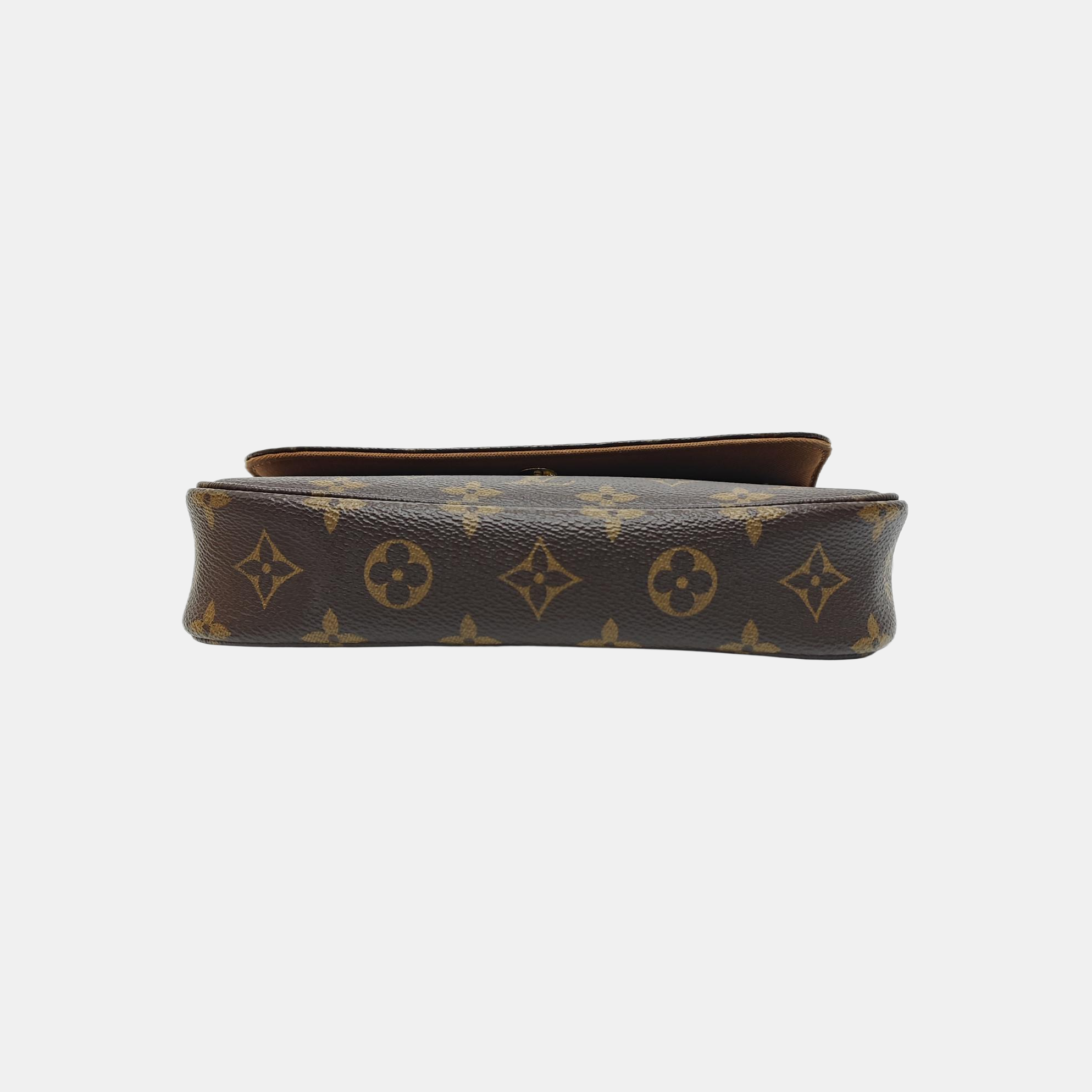 IVY Monogram Coated Canvas Brown
