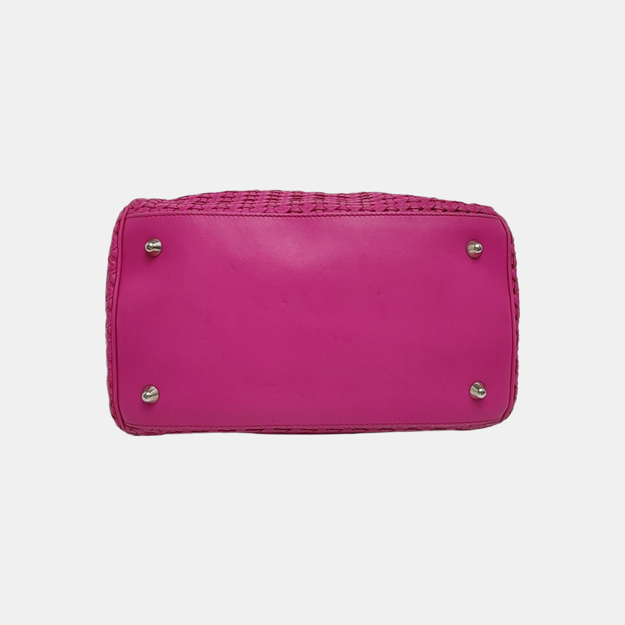 Authenticated pre-owned  Diorissimo Calfskin Red - Tote Bag at Looply