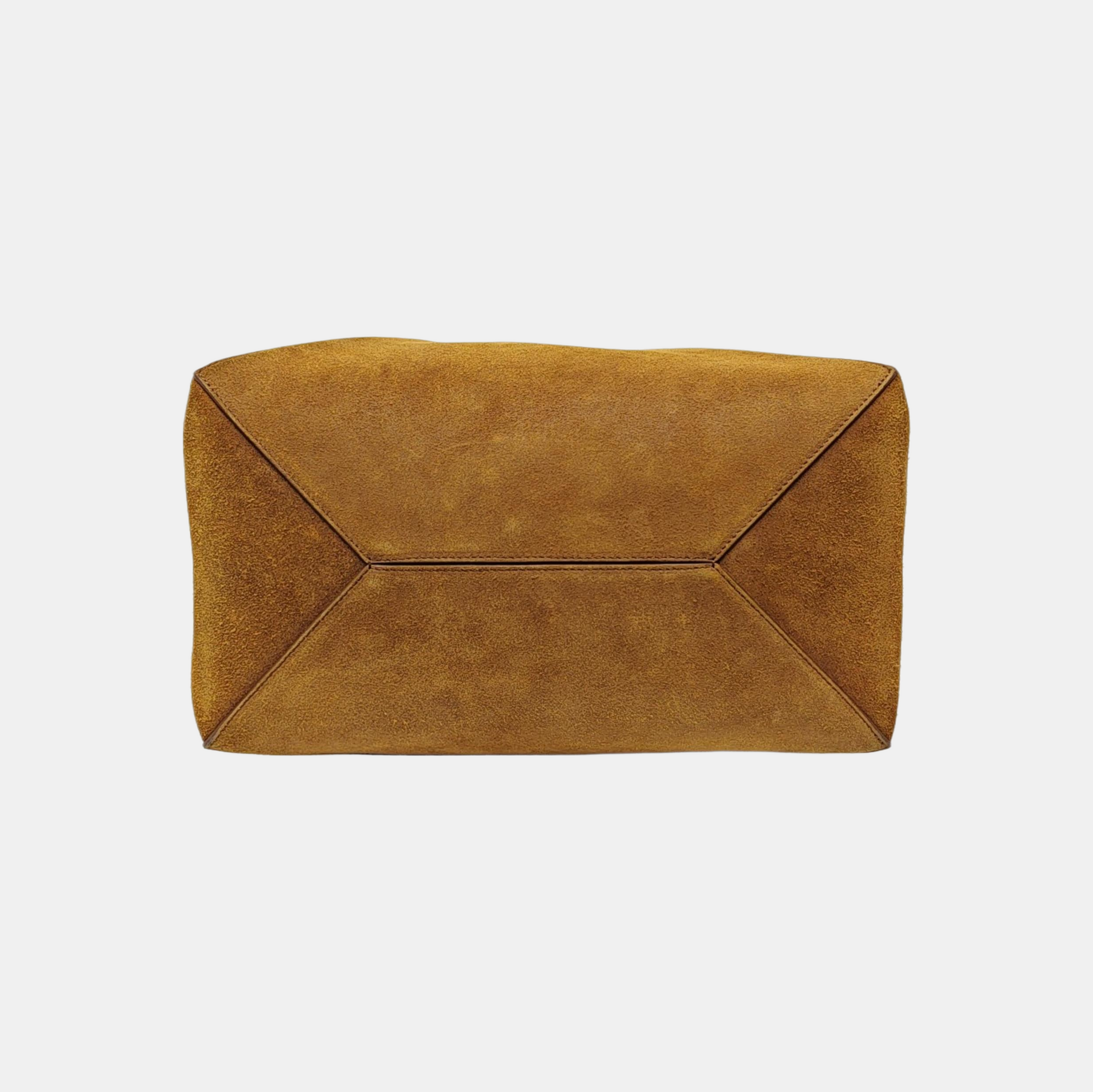 Puzzle Fold Suede Brown
