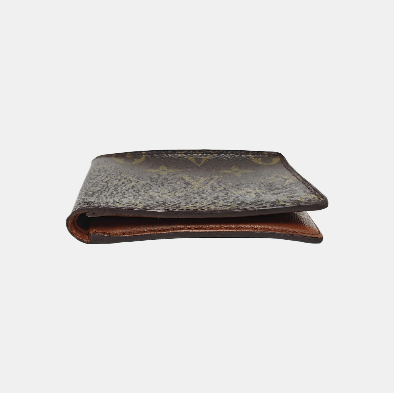 Monogram Coated Canvas Wallet Brown