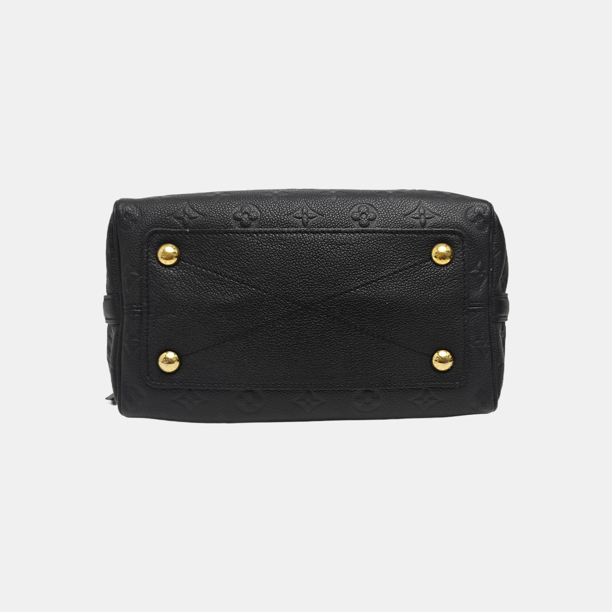 SPEEDY 25 Monogram Calfskin Black