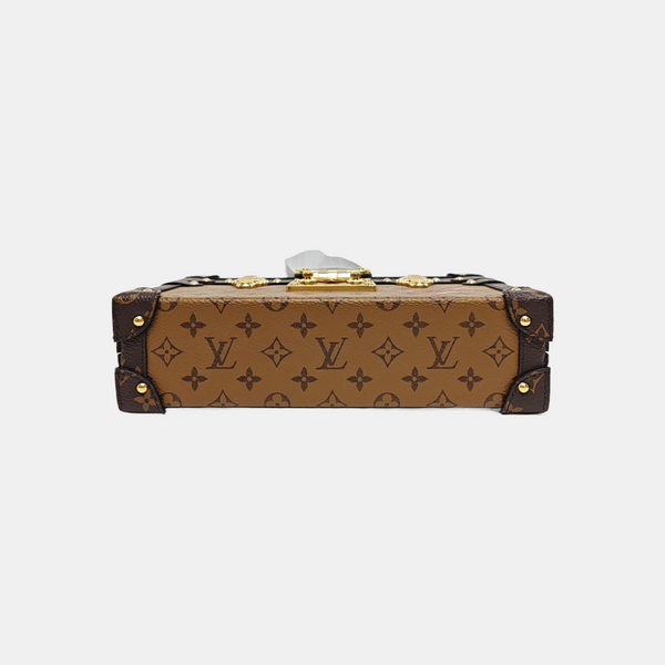 PETITE MALLE Monogram Coated Canvas Brown