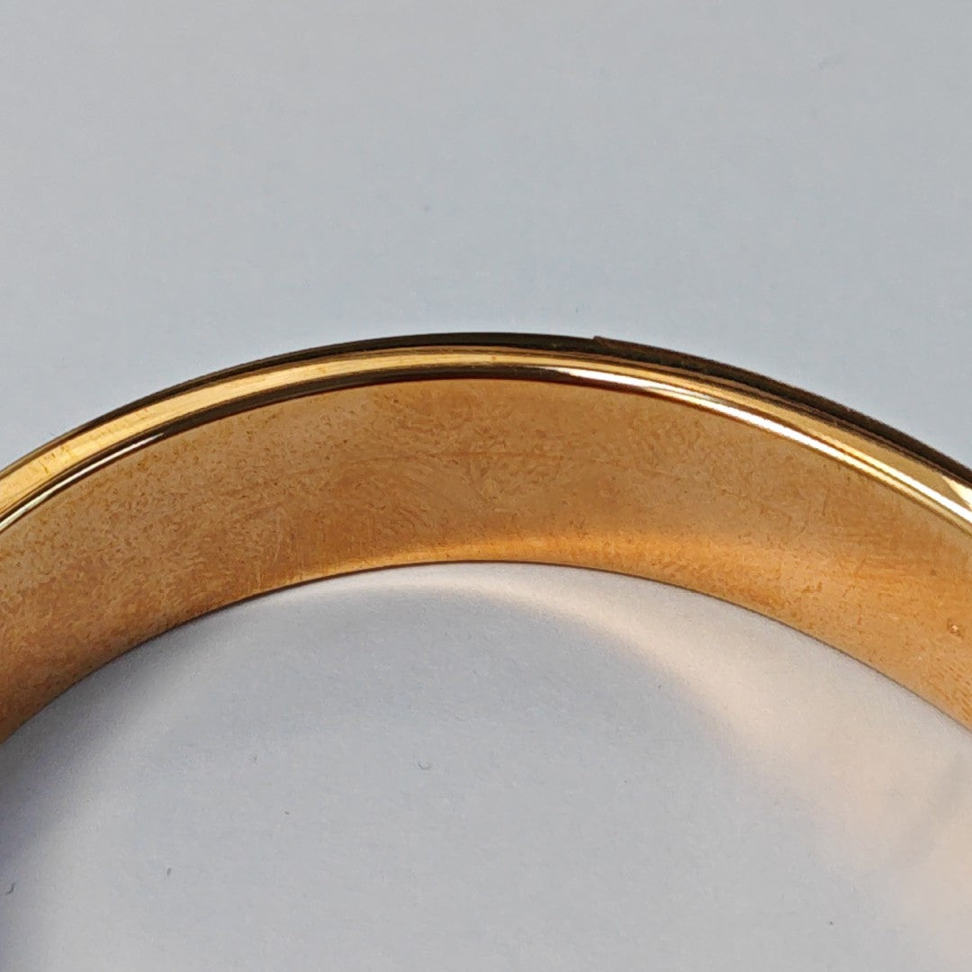 Clic H Metal Blue Bangle