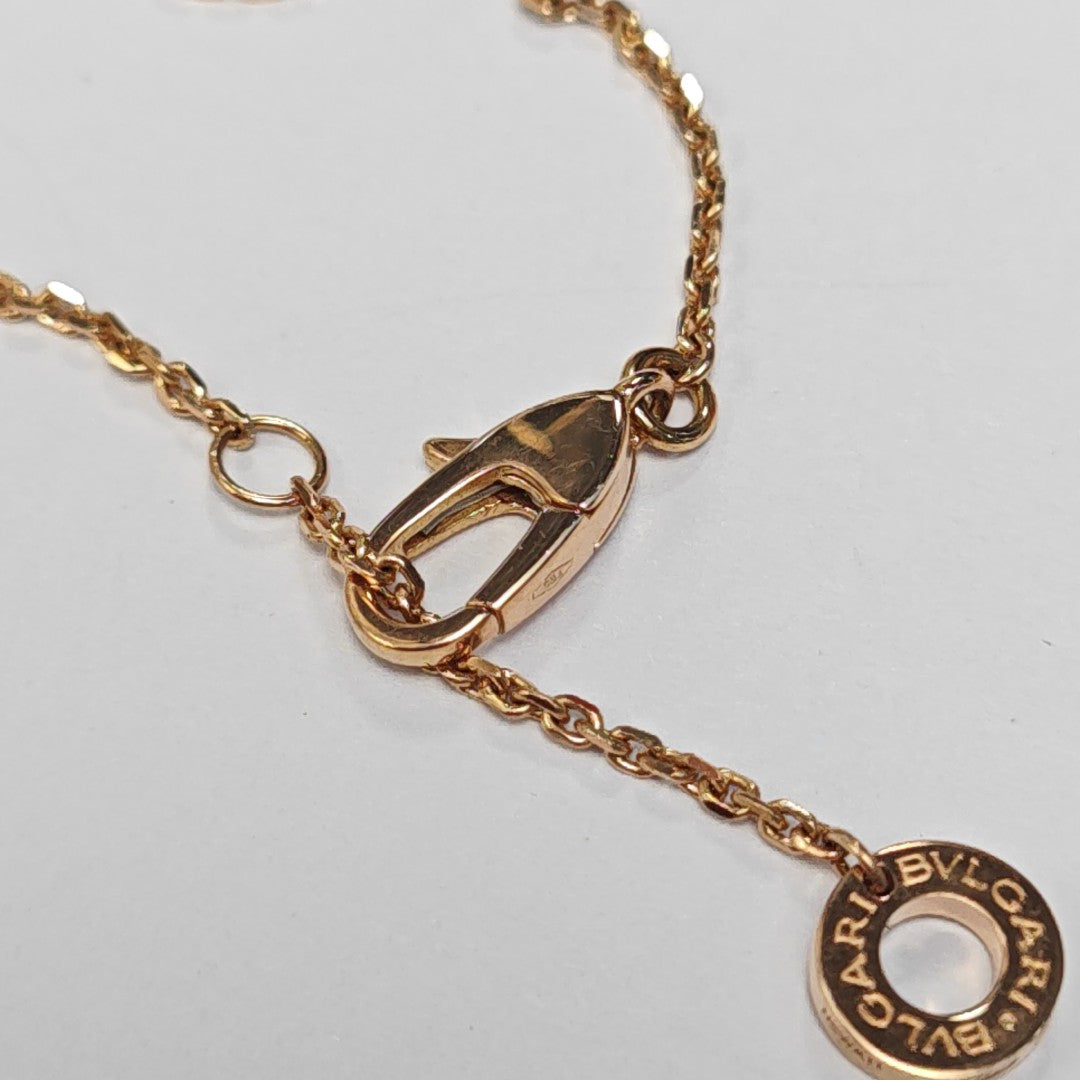 DIVAS' DREAM 18k Rose Gold Green Necklace