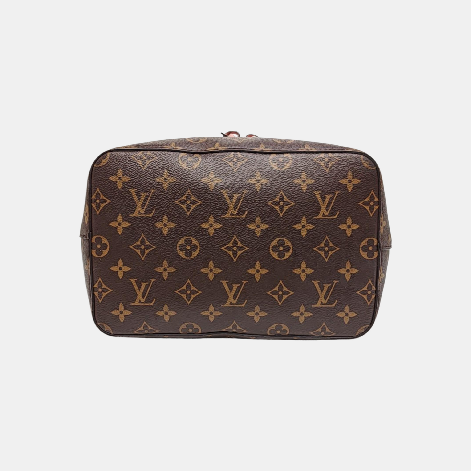 NÉONOÉ MM Monogram Coated Canvas Brown