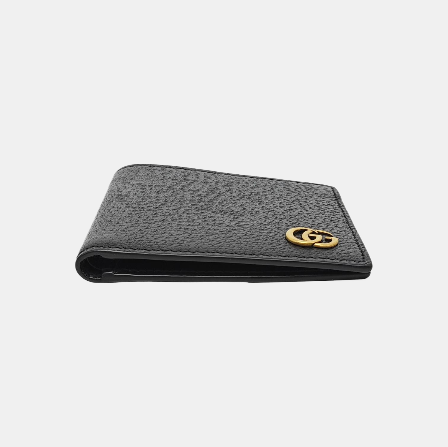 GG Marmont Mini Calfskin Black Wallet