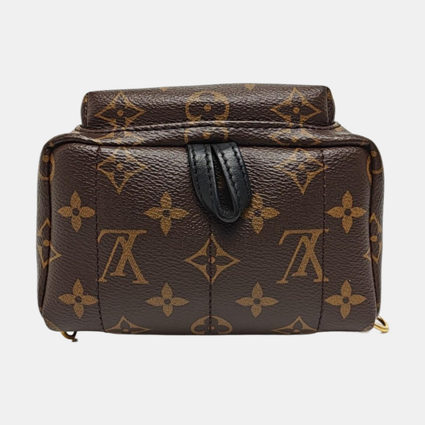 PALM SPRINGS Mini Monogram Coated Canvas Brown