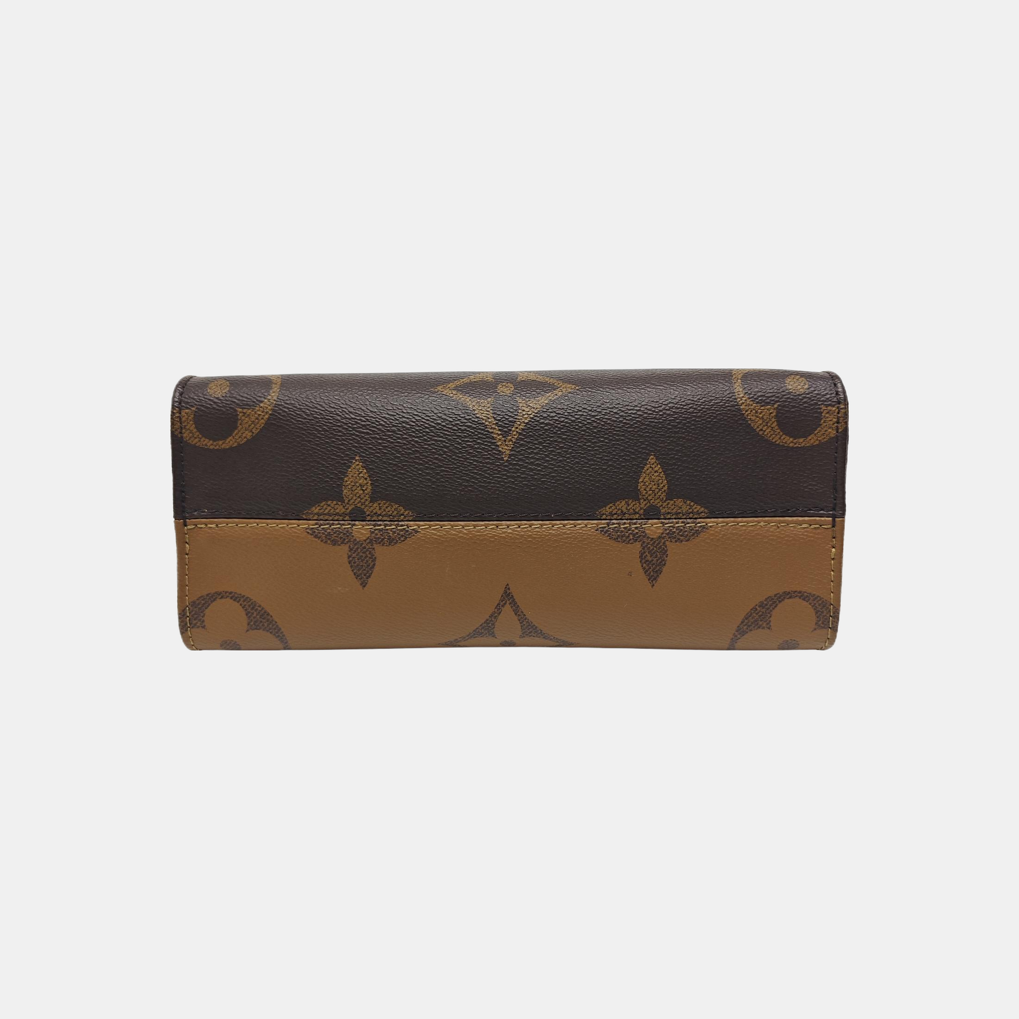 ONTHEGO PM Monogram Coated Canvas Brown